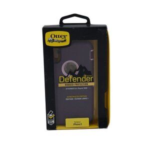 OtterBox Defender Series Case for iPhone X – Black Rugged Protection (No Holster
